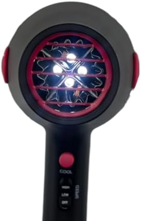 Dual Action 2-in-1 Hair Straightener and Blow Dryer Comb, Black - Image 7