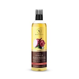 8 oz Castor Oil Onion Juice Hair Treatment for Healthy Growth