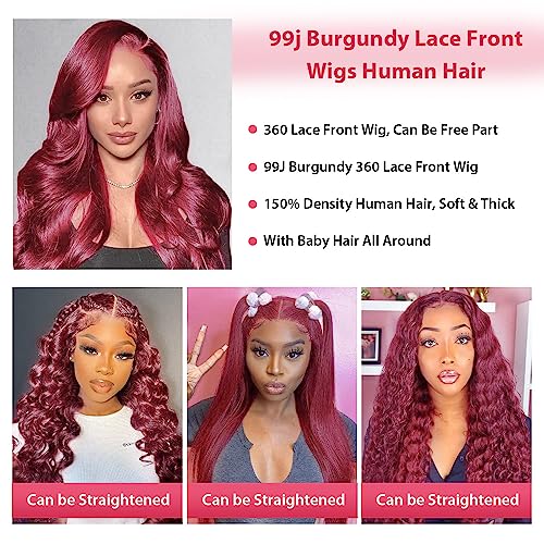 Pre Plucked 360 Lace Wig Human Hair 20 Inch Body Wave Natural Looking - Image 6