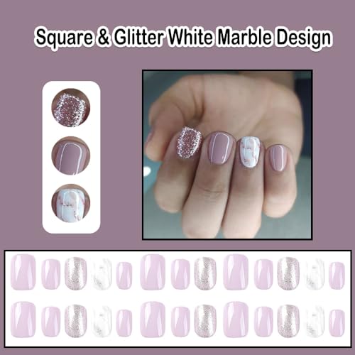 Cute Acrylic Birthday Nails for Women, 24 Pieces, Celebration Ready - Image 2