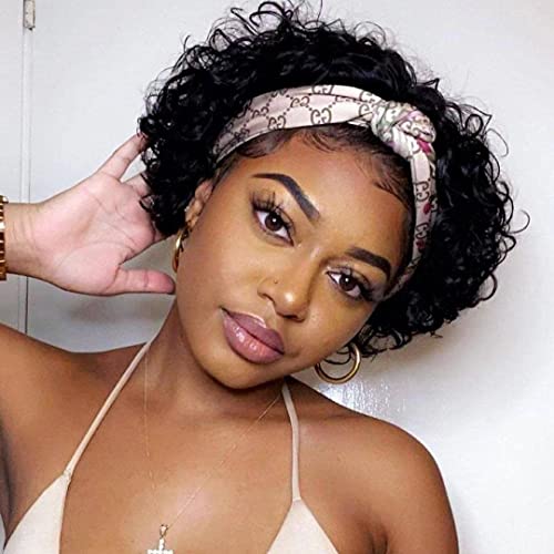 ?Short Curly Pixie Human Hair Wig?