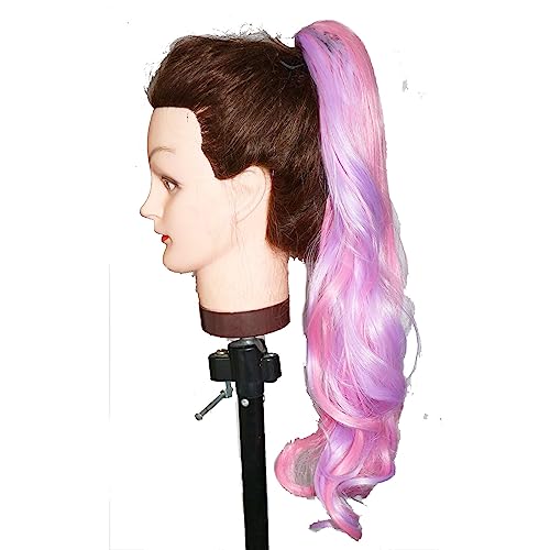 Human hair drawstring ponytail for easy, stylish hairdos. - Image 9