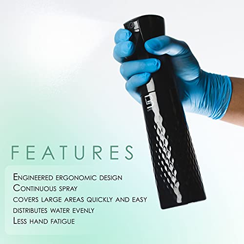 Black bottle hair gel for styling. - Image 4