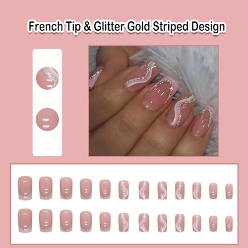 Clear Extra Long Acrylic Coffin Nails Kit with Strong Adhesive Glue 24 Pieces - Image 2