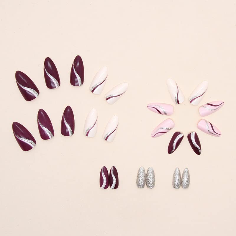 ?Maroon Acrylic Nail Ideas? - Image 4