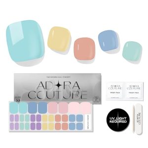 Easy Apply Semi-Cured Gel Nail Strips 14 Count for Long-Lasting Wear