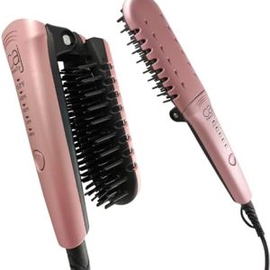 1.5 Inch Ceramic Tourmaline Smoothing and Straightening Heat Styling Hair Brush