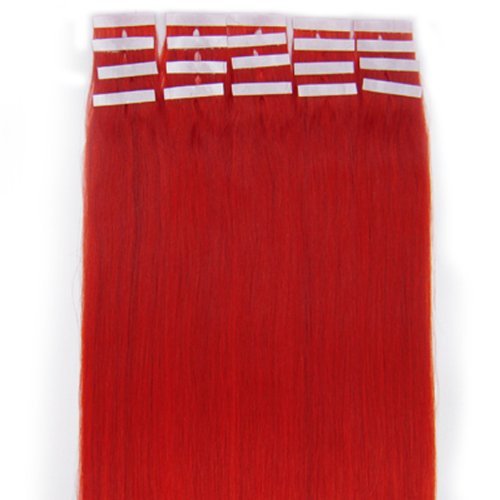 Red Human Hair Extensions - Image 3