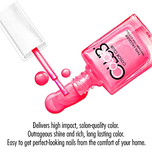 Neon Pink Nail Polish - Image 4