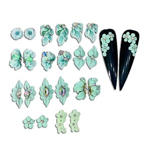 Turquoise Gel Nails: Shorter Version