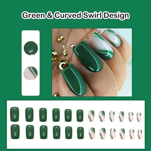 **Easy Apply Stick-On Nails for Instant Manicure, 24 Pieces** - Image 2