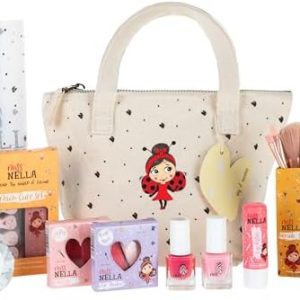 Cute Colorful Pig Themed Nail Polish Set for Kids 5 Bottle Capacity