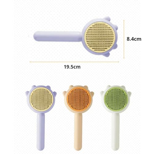 Gentle & Effective Cat Hair Brush for Pet Grooming with Soft Bristles - Image 5