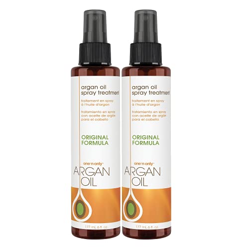 Choose between leave-in conditioner or heat protectant first.