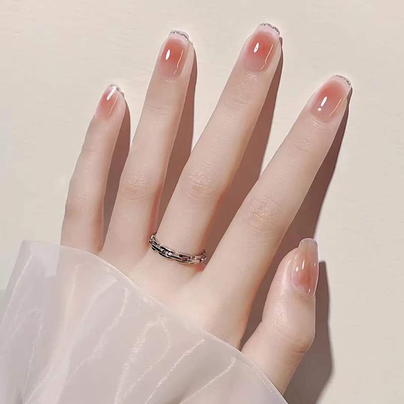 Acrylic Short Ballerina Nails