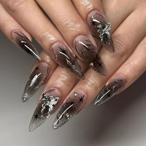Almond Ombre Acrylic Nails