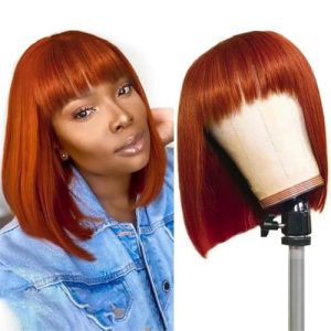 Ginger Orange Human Hair Wig