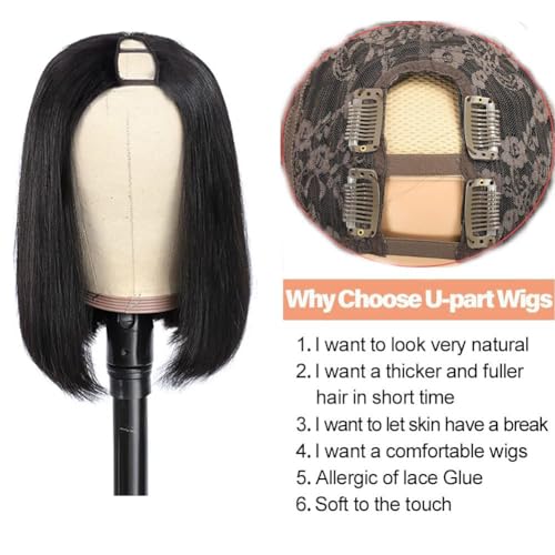 Natural Part Human Hair Wig - Image 3