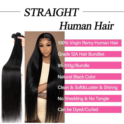 18 Inch Brazilian Virgin Remy Human Hair Extensions 100% Natural Soft Texture - Image 2