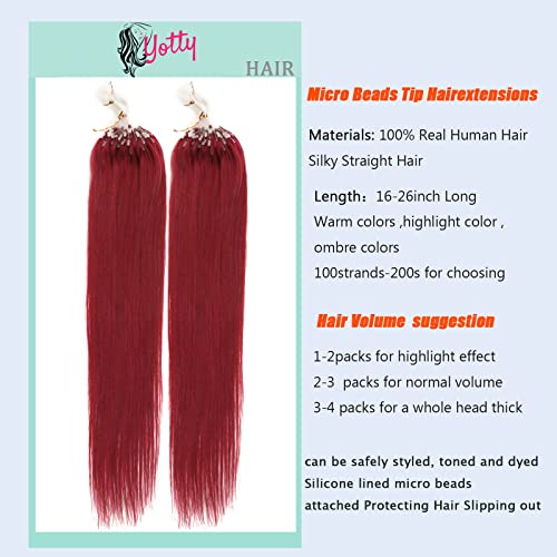 Remy Micro Bead Hair Extension - Image 3