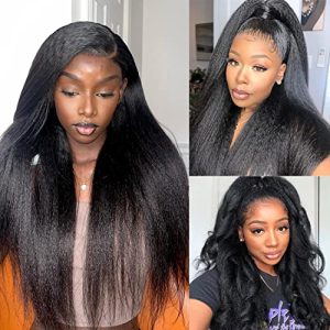 Kinky Straight Human Hair Wig