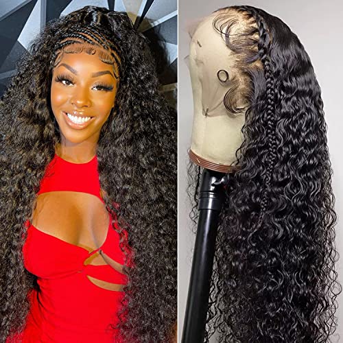 18 Inch Human Hair Front Lace Wig for Women Natural Look Comfortable Fit