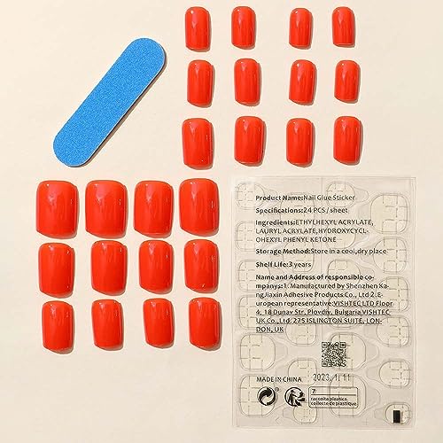 ?Red Stick On Nails? - Image 3