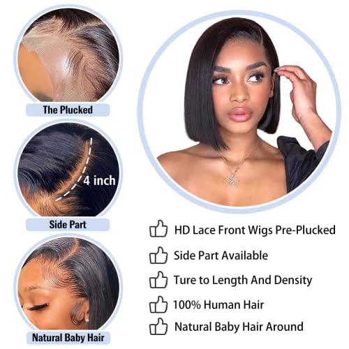 Boiling Human Hair Wig 14 Inches Long for Easy Maintenance and Care - Image 4