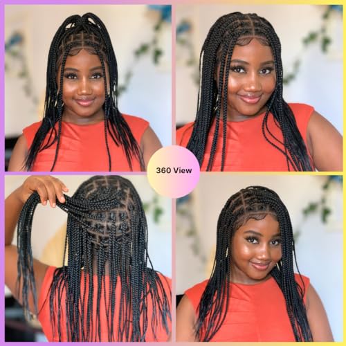 100% Human Hair Knotless Box Braids for Natural Look and Comfortable Wear - Image 6