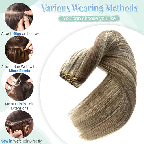 Thick Human Hair Clip-In Extensions - Image 6