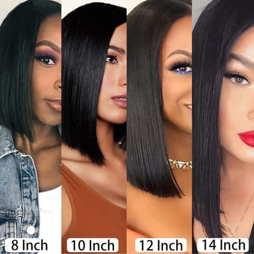 Boiling Human Hair Wig 14 Inches Long for Easy Maintenance and Care - Image 5