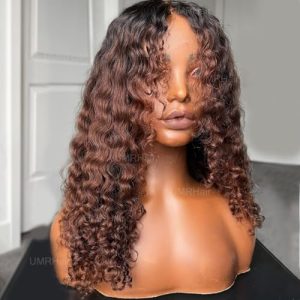 **New 13x4 Lace Front Curly Human Hair Wig for Natural, Comfortable Wear**