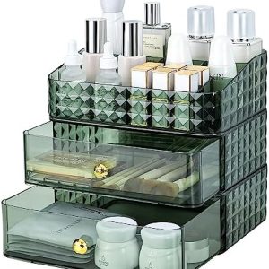 24-Capacity Nail Polish Organizer Rack for Easy Access and Display