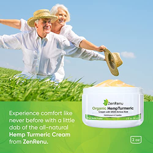 4 oz Turmeric Cream for Natural Hair Growth and Health - Moisturizing Formula - Image 2
