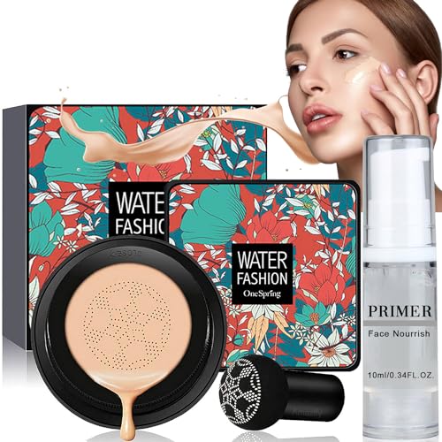 Cream foundation makeup for flawless coverage.