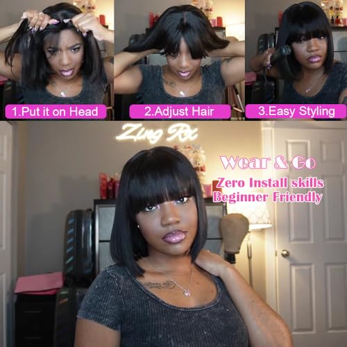 Short Human Hair Bob Wig - Image 5