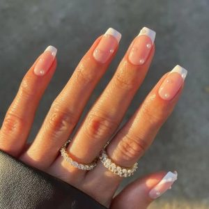 Short White Acrylic Coffin Nails for Elegant Nail Art, Easy Application, 500 Pcs