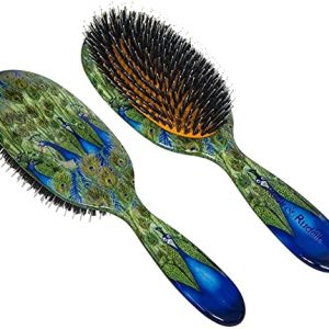 Luxury Hair Brush Collection by Premium Brands - Gentle Detangling, 12-Inch Size