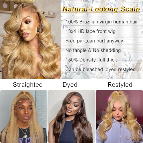 Affordable Blonde Human Hair Wig - Image 4