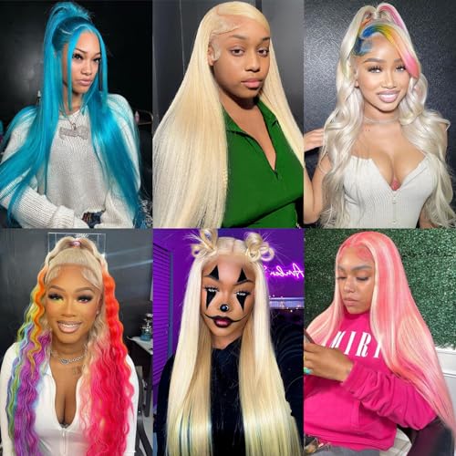 Blonde 20 Inch 100% Human Hair Full Lace Wig for Natural Look - Image 7