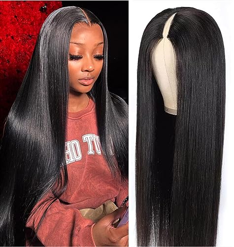 ?Short Straight Half Wig ? Human Hair?