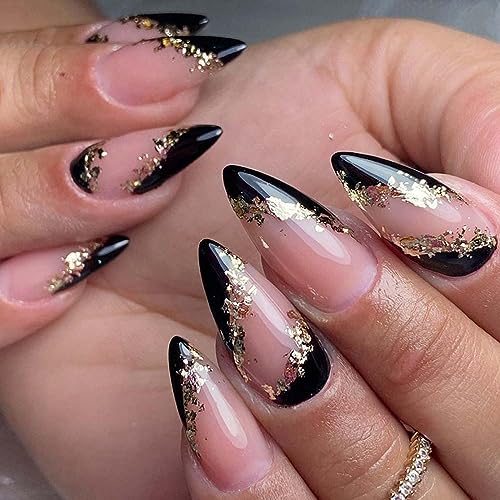 Almond Shape Natural-Looking Acrylic Nails