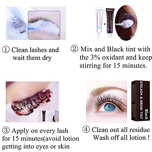 Godefroy 28-Day Eyebrow Tint Kit Long-Lasting Color Easy Application Medium Brown - Image 5