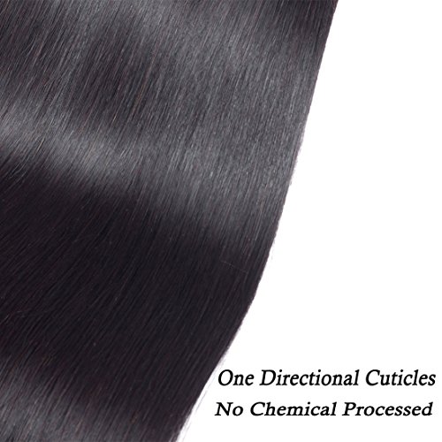 18 Inch Brazilian Human Hair Extensions 100% Real Authentic 1B Color - Image 5