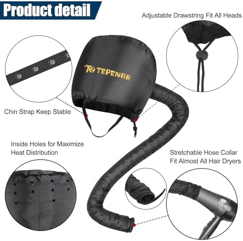 Cap-style hair dryer for quick and easy styling. - Image 2