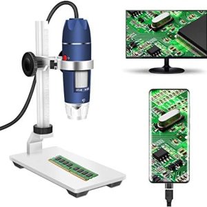 10x Magnification Microscope for Detailed Eyelash Analysis and Microscopic Observation