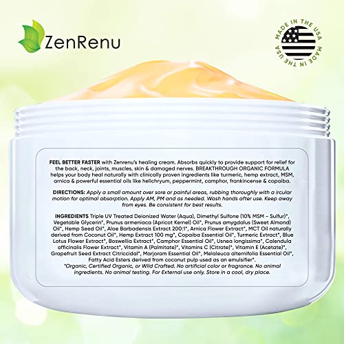 4 oz Turmeric Cream for Natural Hair Growth and Health - Moisturizing Formula - Image 6