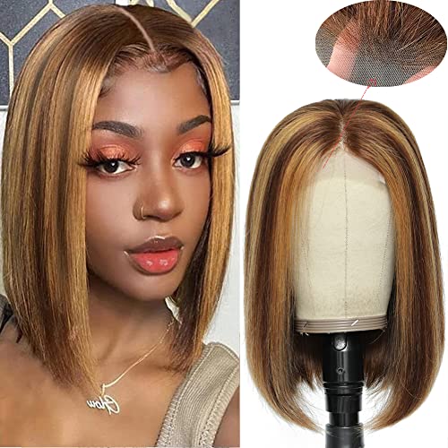 Indu Gold Premium Human Hair Wig for Natural Look Comfortable Fit 18 Inches - Image 2