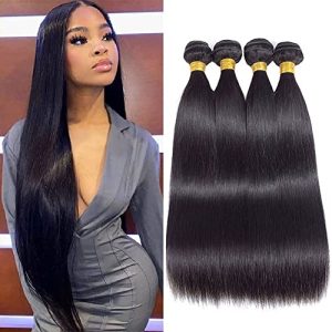 18 Inch Brazilian Human Hair Extensions 100% Real Authentic 1B Color