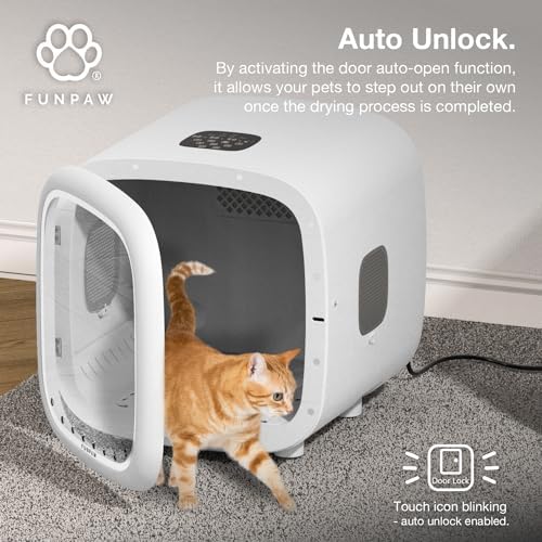 Professional Cat Blow Dryer for Fast Grooming, Adjustable Heat, Compact Design - Image 3